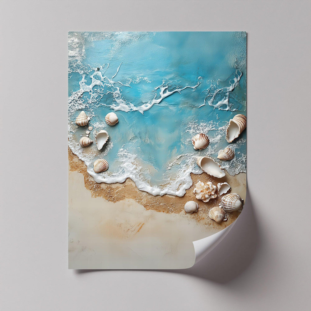 A tranquil shoreline captured in crisp detail – perfect as a photo canvas.