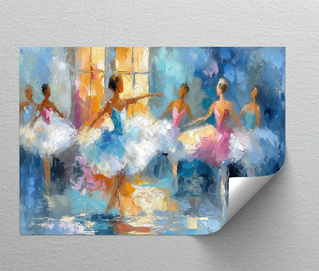 Grace in Motion – Impressionist Ballerinas Canvas Print - MyPhotoStation