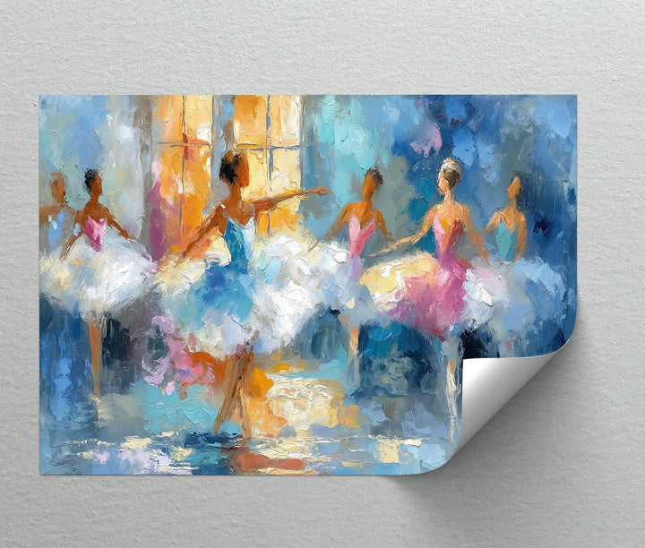 Grace in Motion – Impressionist Ballerinas Canvas Print - MyPhotoStation