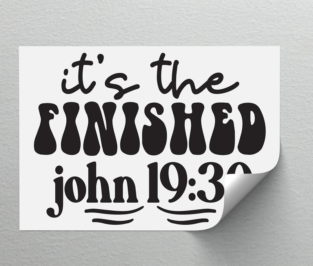 It’s Finished – John 19:30 Canvas Print - MyPhotoStation