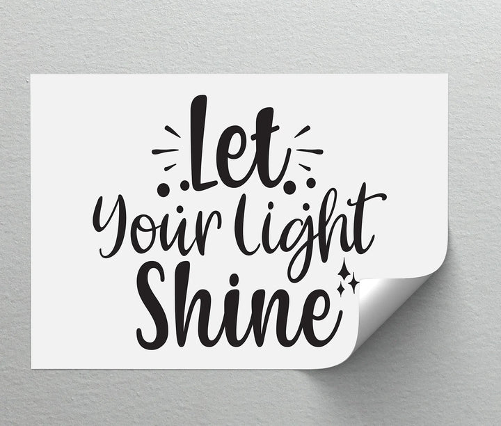 Encouraging phrase print with playful script and sparkles