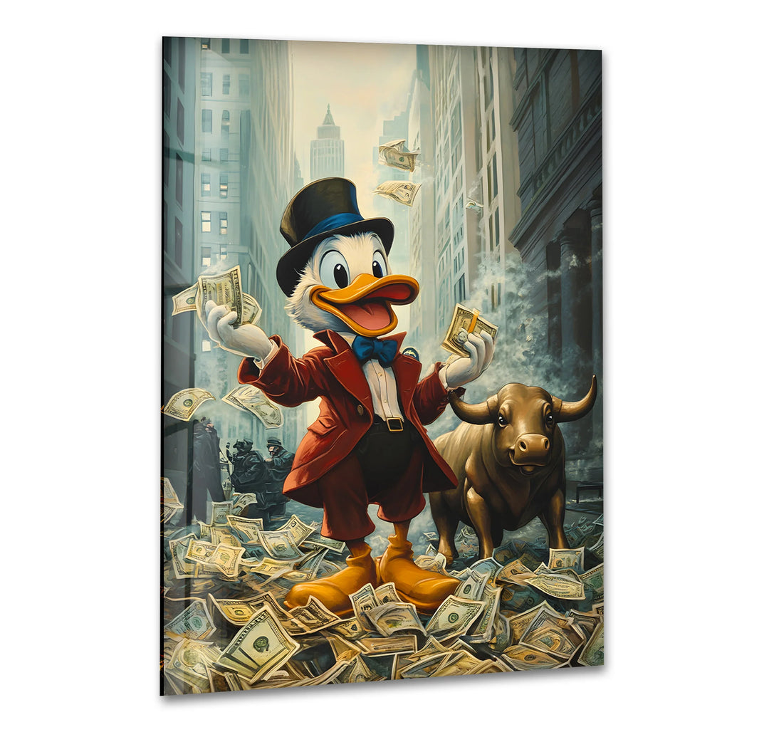 An enchanting animated art scene blending bold cartoon visuals with imaginative elements