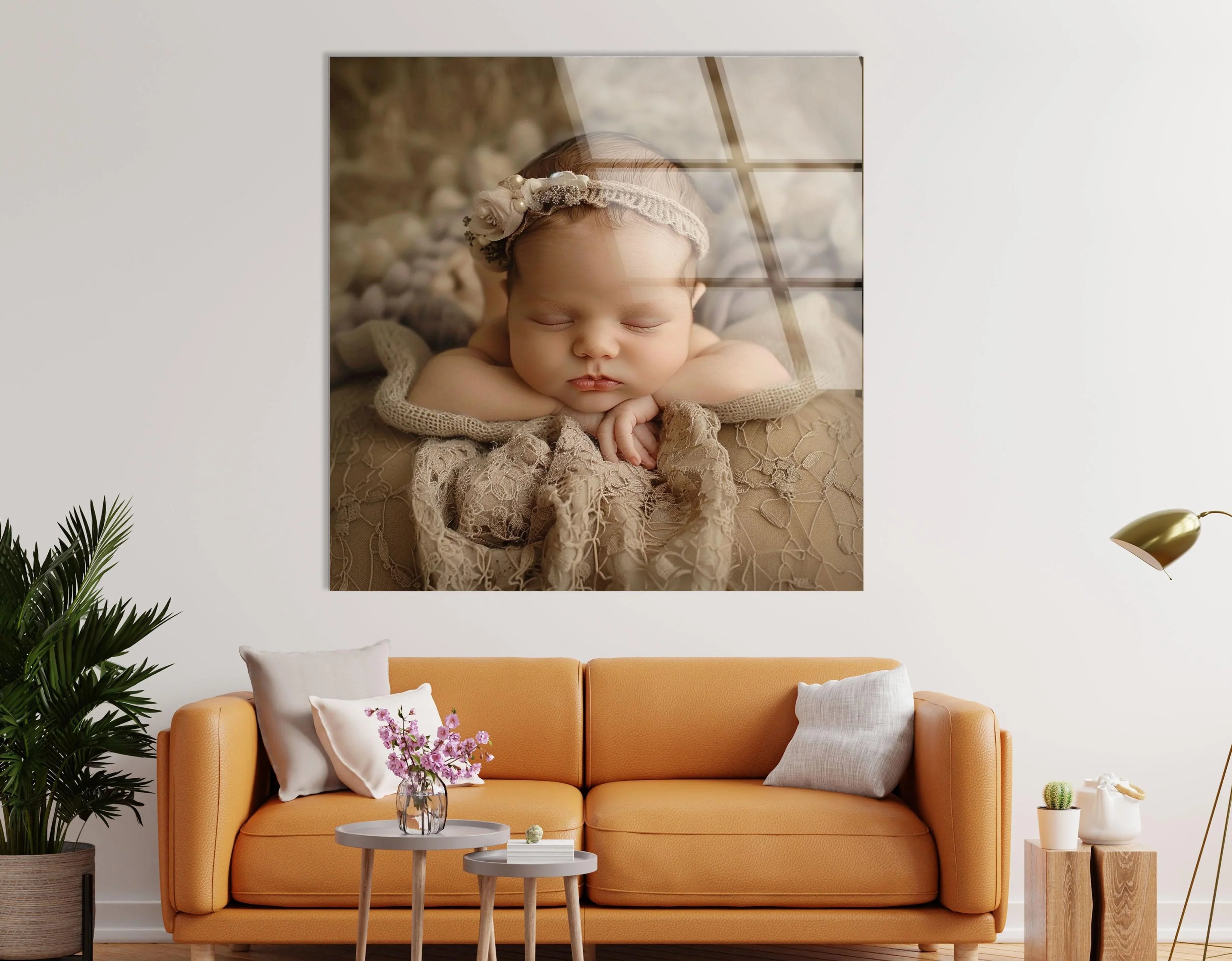 Custom Square Glass Wall Art - MyPhotoStation