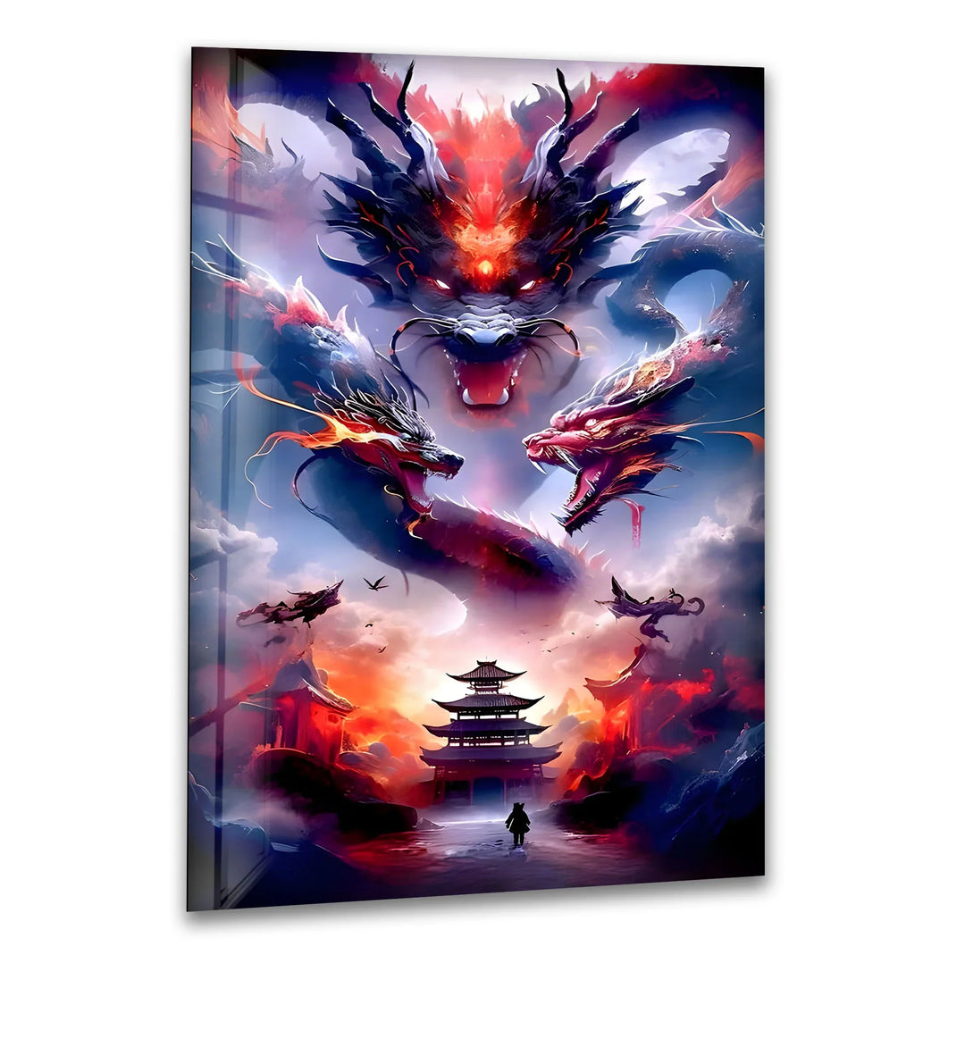Dragon Masters: Fierce dragons in a fiery battle.