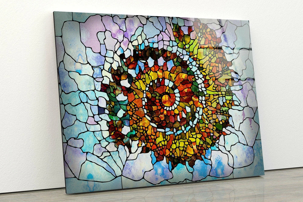 Stained Colorful Textures Glass Wall Art stained glass wall art, stained glass wall decor