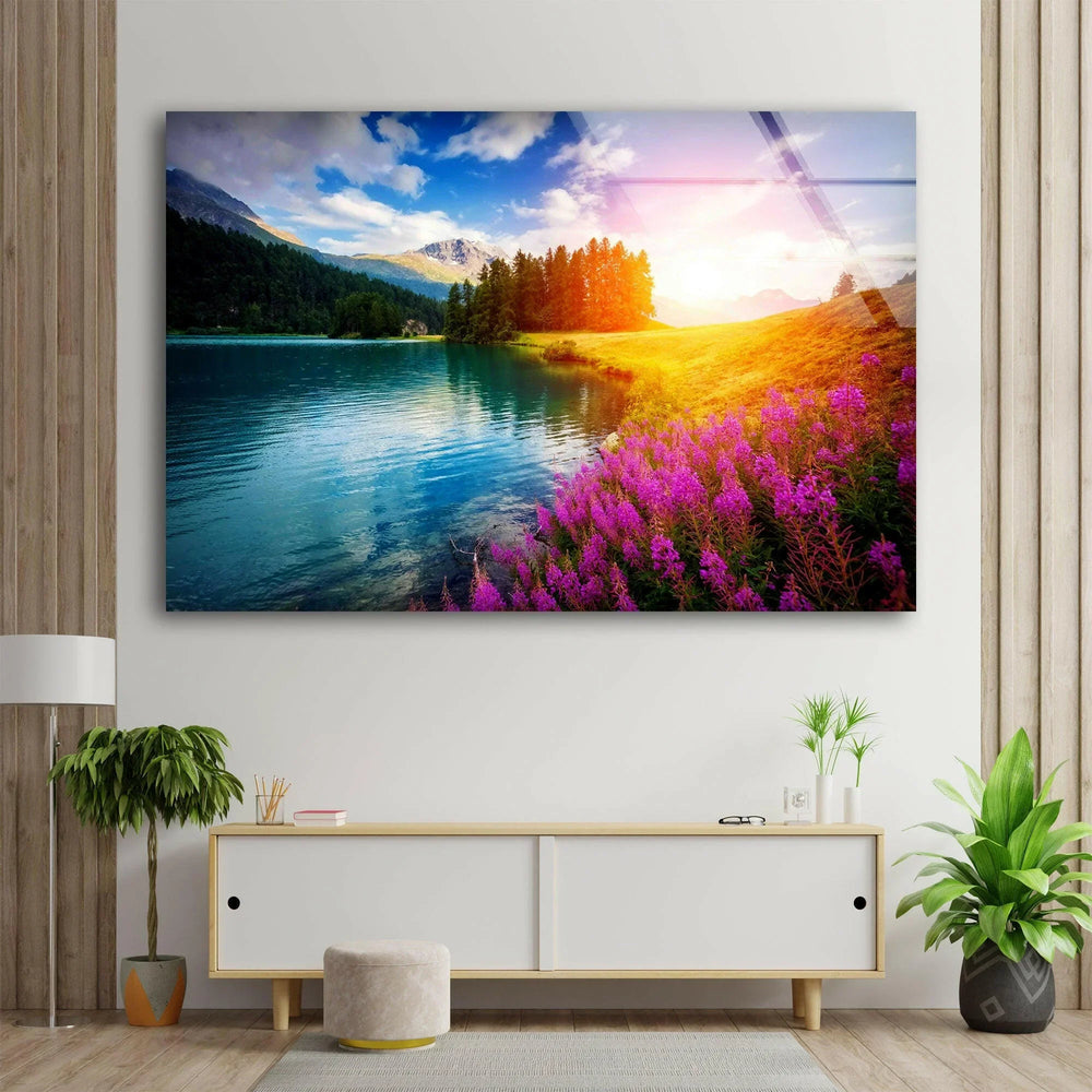 Landscape wall art featuring breathtaking nature scenes, perfect for enhancing any living space
