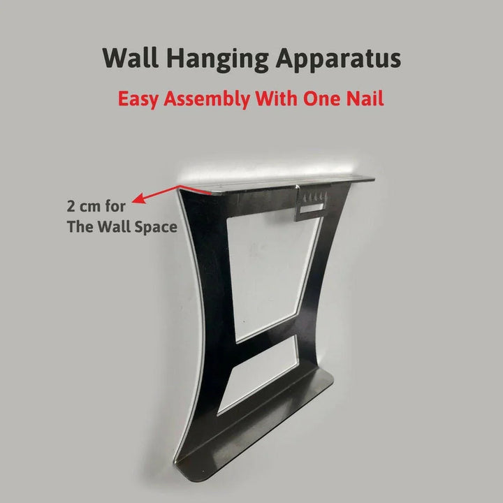 Two Piece Half Circle Abstract Glass Wall Art - MyPhotoStation