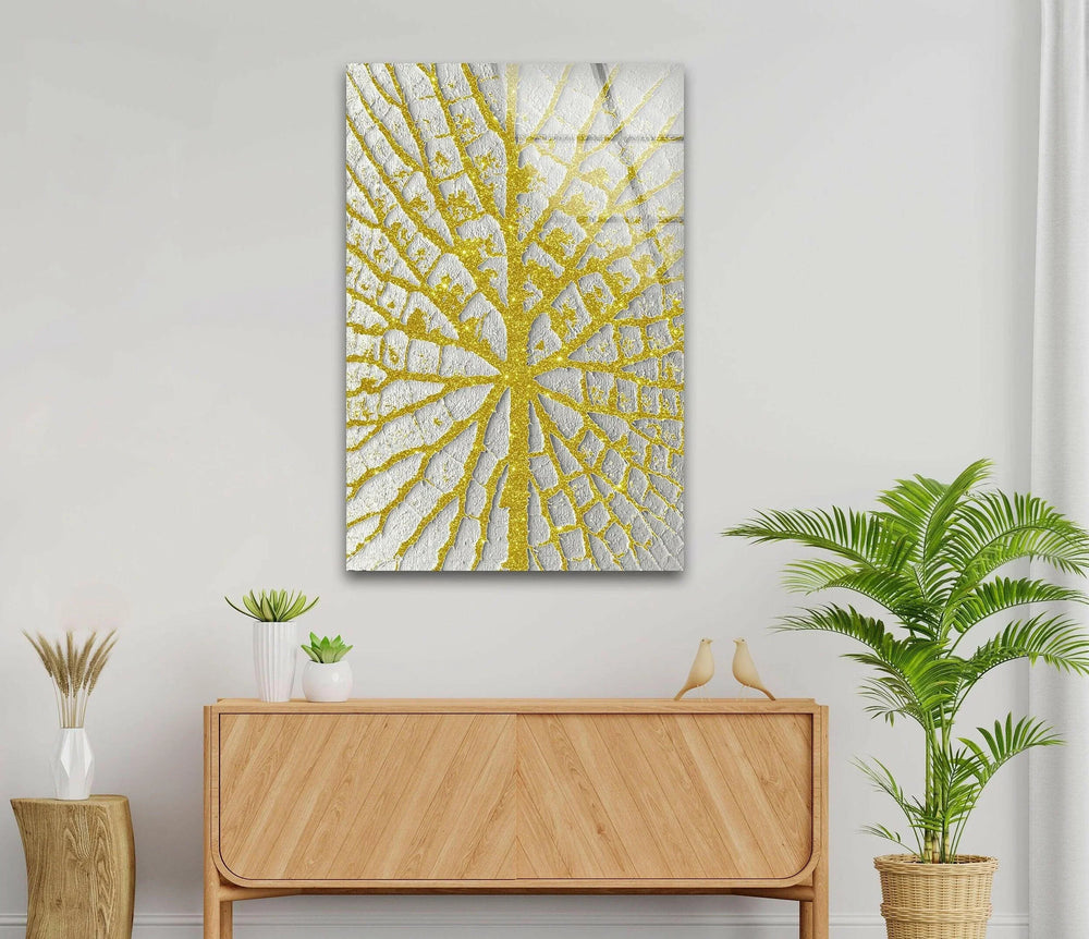Glitter Golden Tree Glass Wall Art, art glass wall art, glass wall art pictures