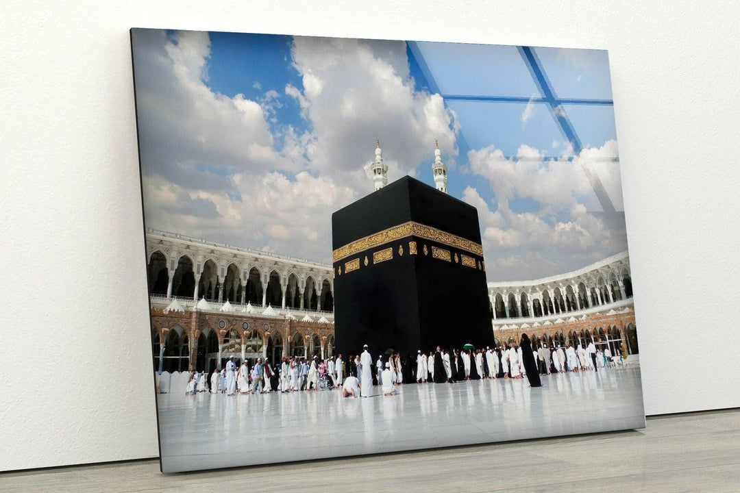 Holy Kaaba In Mecca Glass Picture Prints | Modern Wall Art