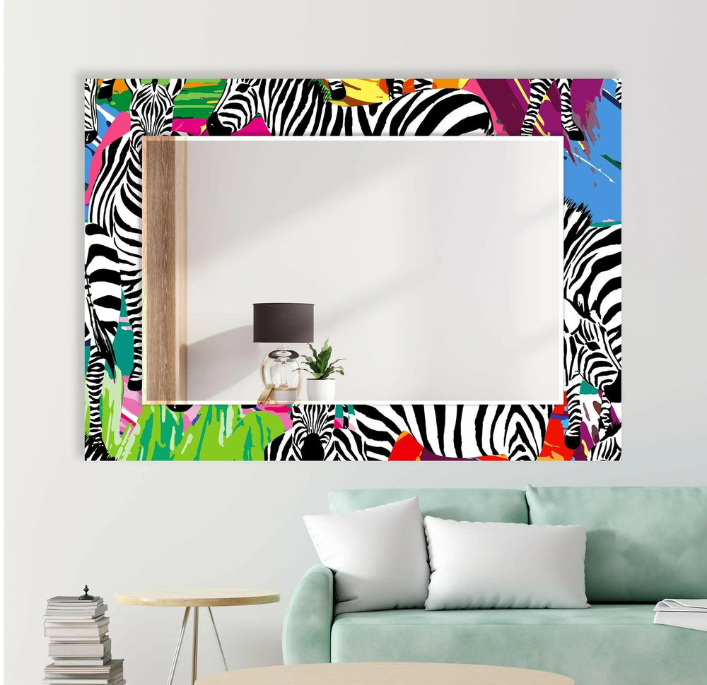 Zebra Wall Mirrors full length mirrors