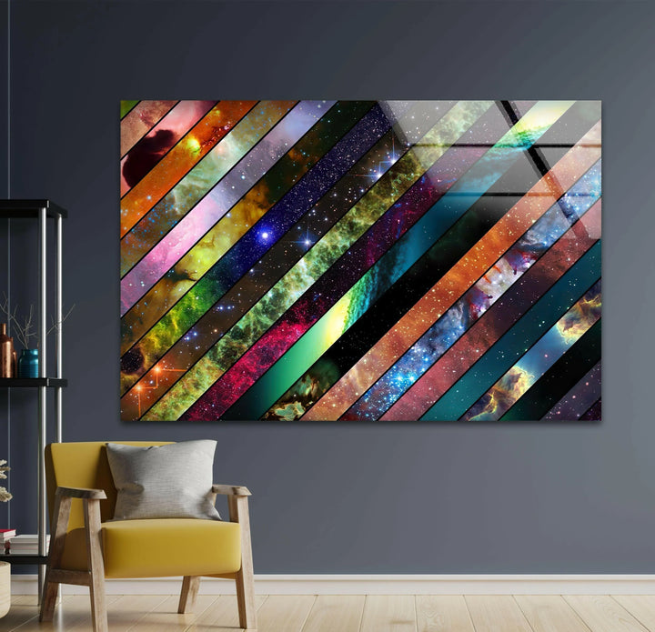 Stained Space Glass Wall Art stained glass wall art, stained glass wall decor