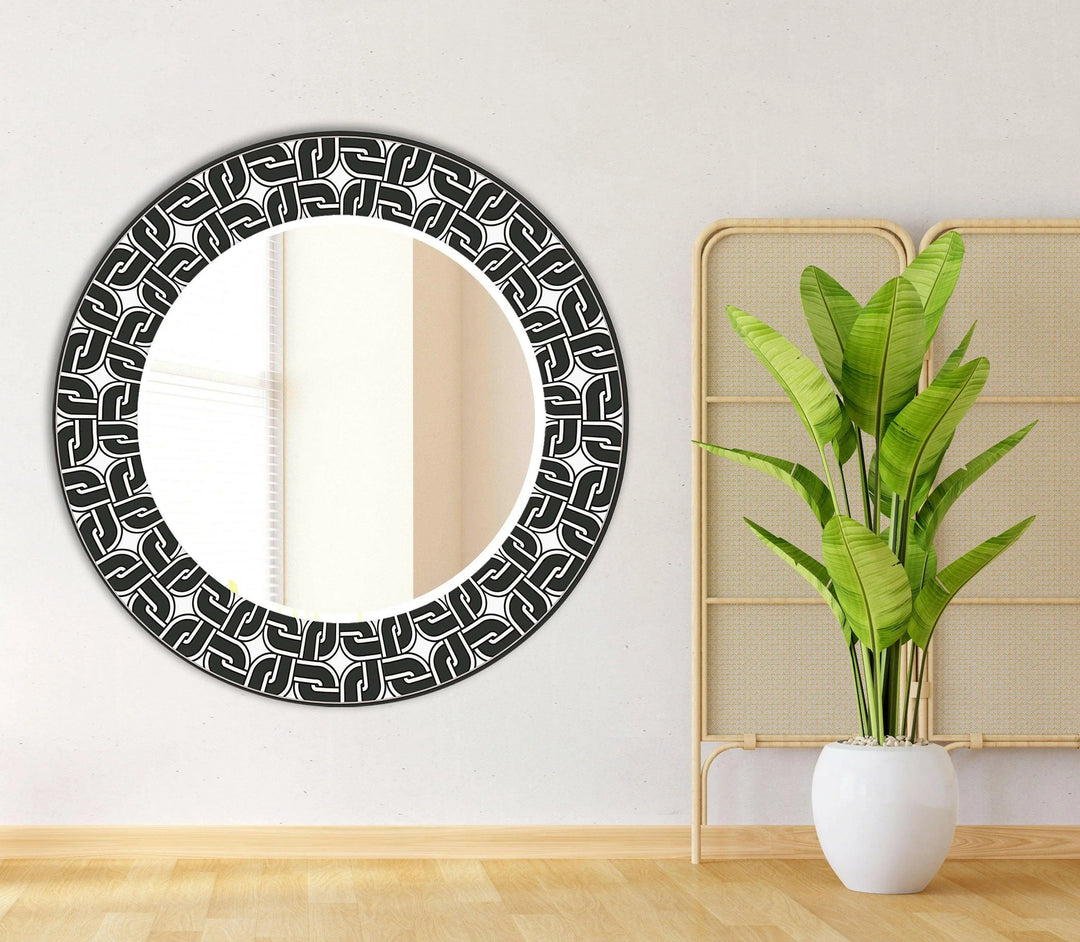 Black Round Wall Mirror Black Wall Mirror