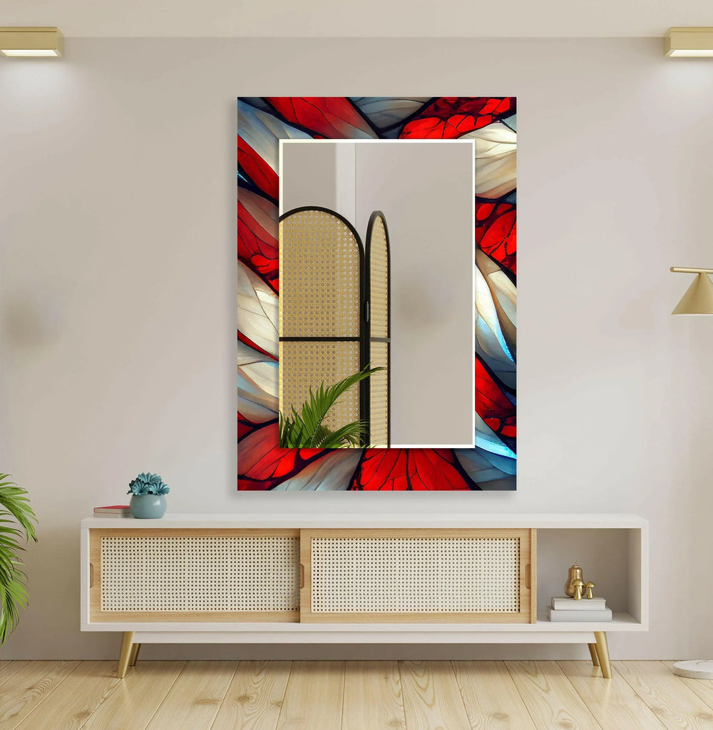 Colorful Stained Wall Mirror Modern Wall Mirror wall mirror