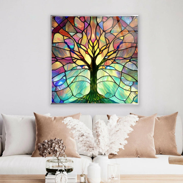 Flower Tempered Glass Wall Art - MyPhotoStation