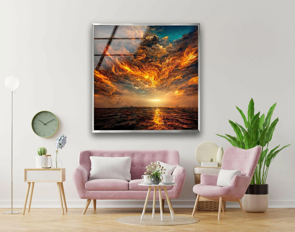 Large landscape wall art transforming spaces with bold, immersive depictions of natural landscapes
