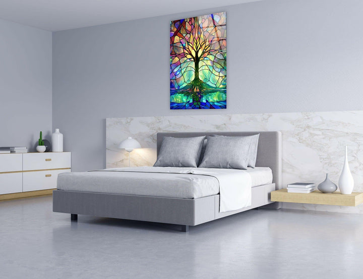 Flower Tempered Glass Wall Art - MyPhotoStation