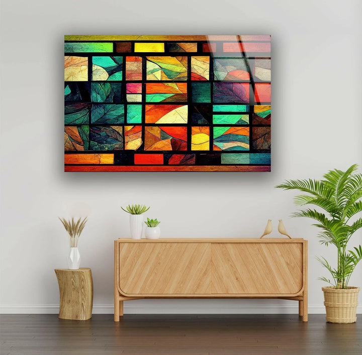 stained window glass artworks