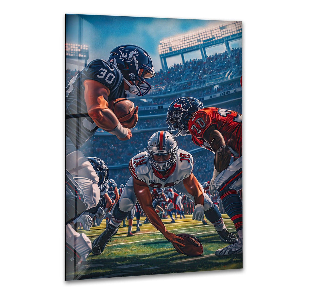 When Shadows Fall: Football Wall Art Gallery Wall Setup