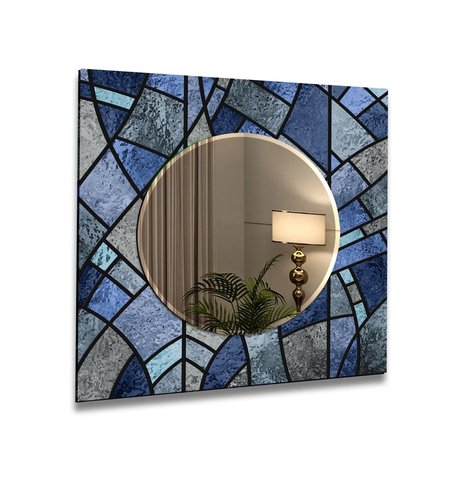 Beyond Decor: How a Small Wall Mirror Optimizes Home Office Focus