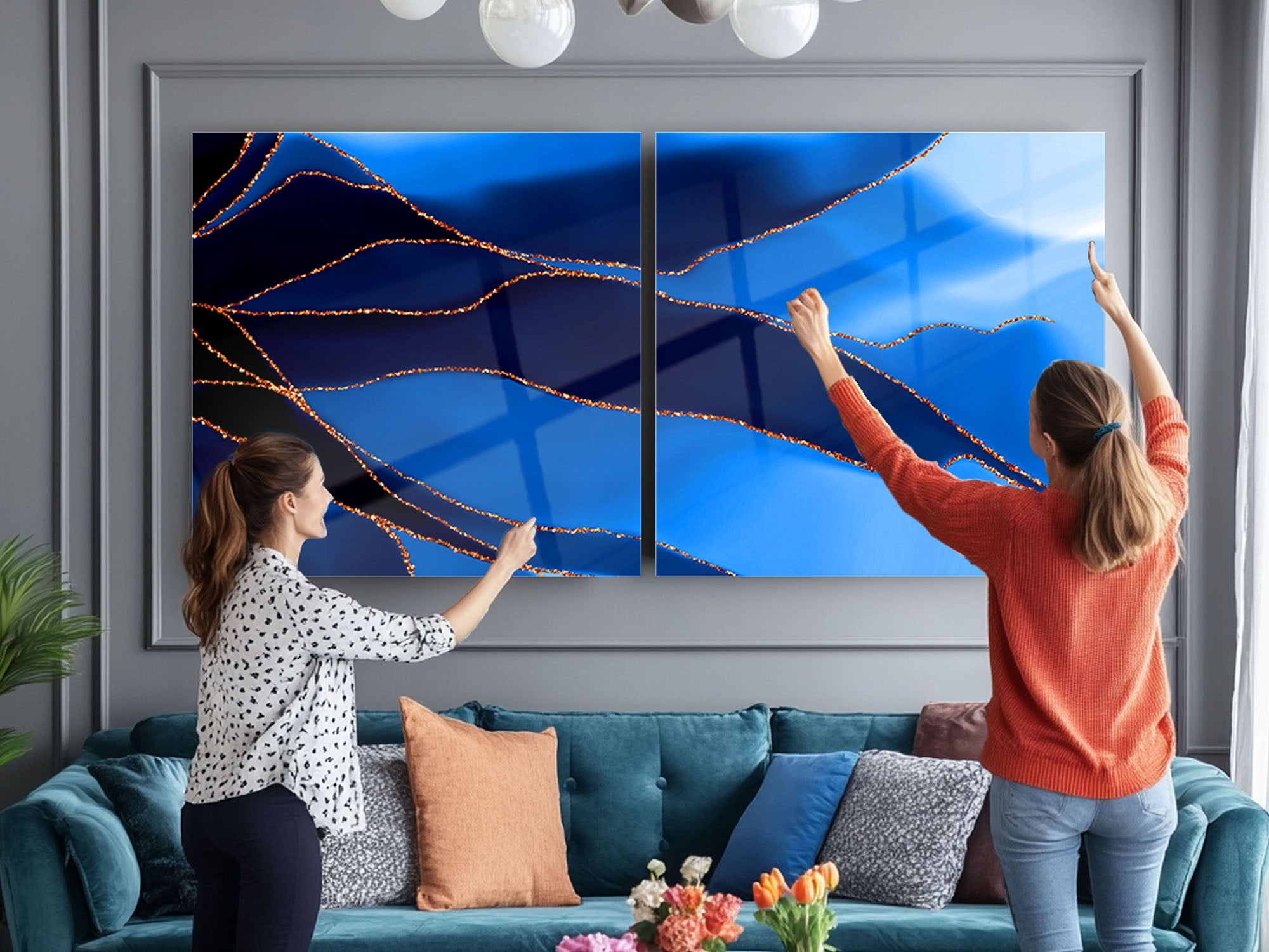 Contemporary wall art pieces for modern decor