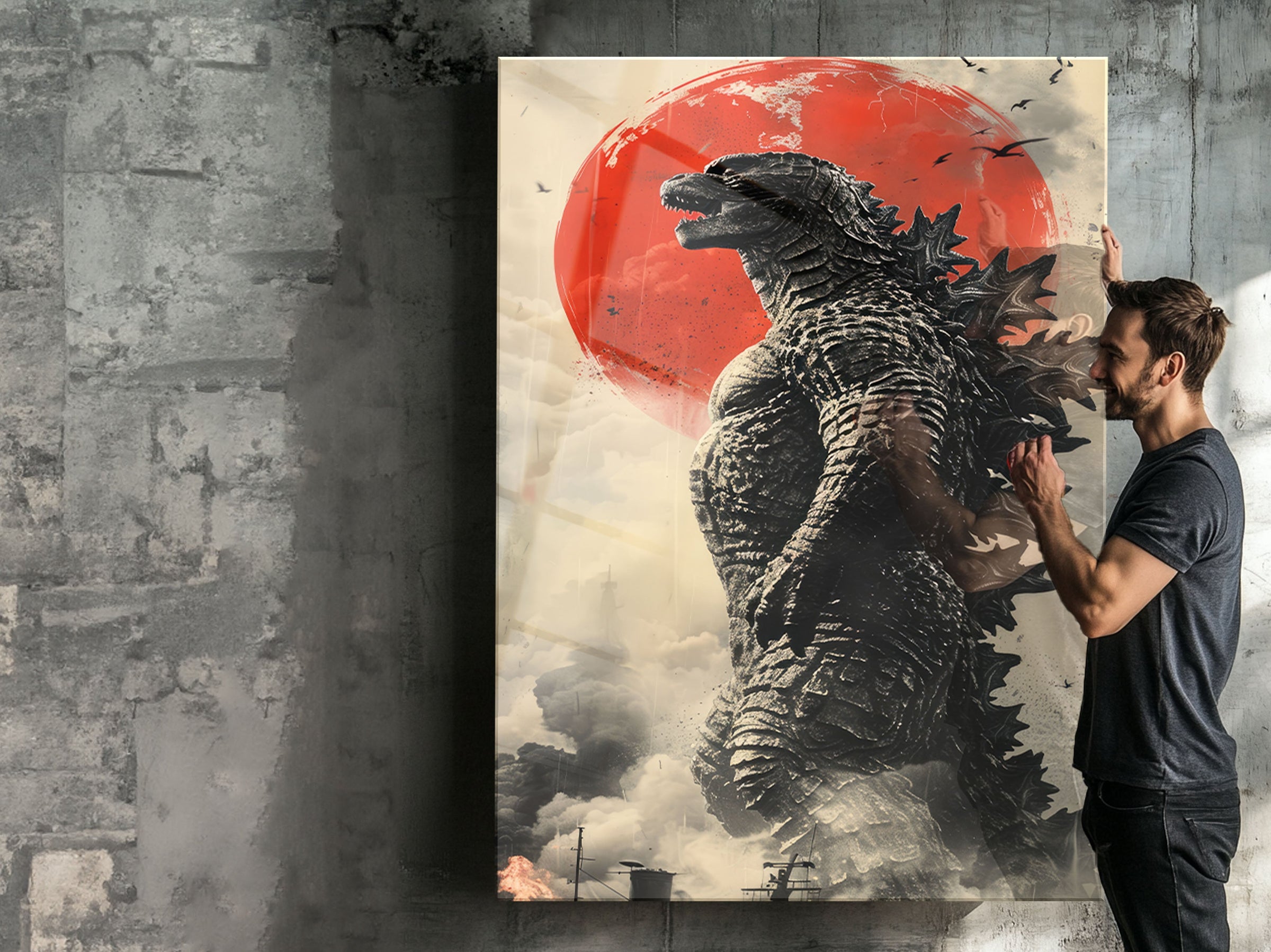 Premium Godzilla Wall Art to elevate your space
