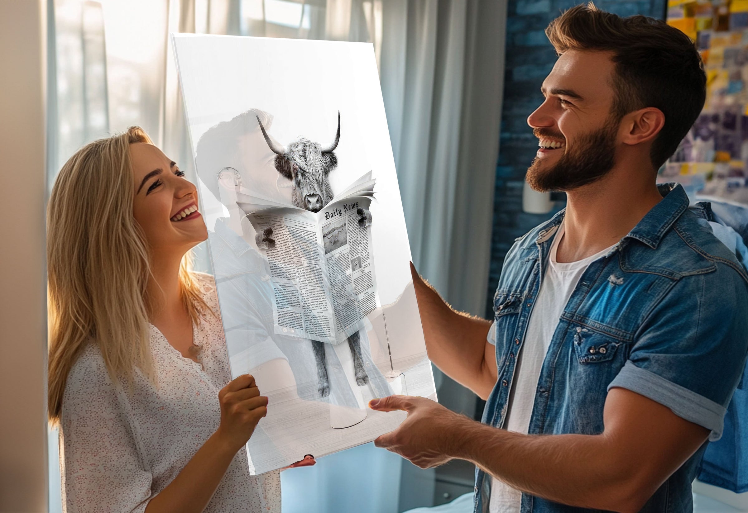 Aesthetic modern wall art: Elevate your space with contemporary decor to enhance ambiance and style.