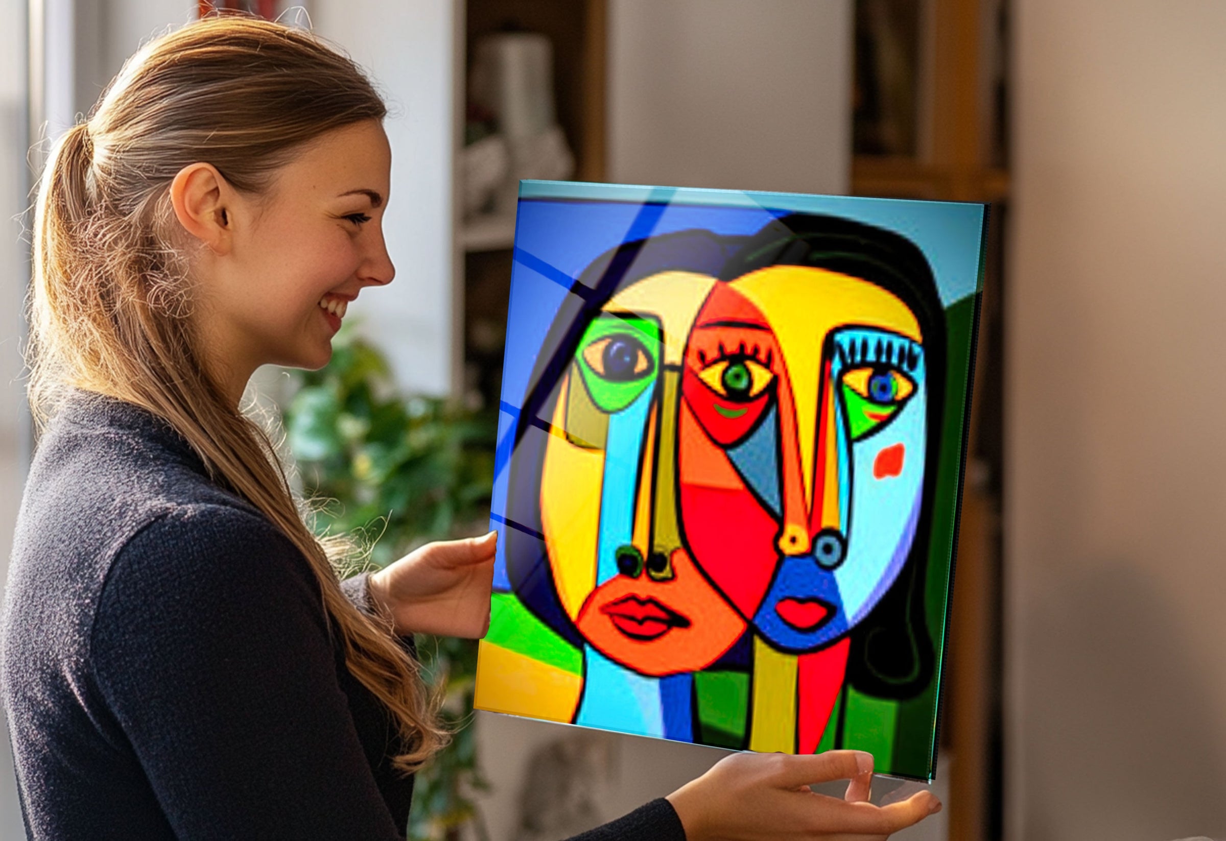 Colorful Picasso wall art for vibrant room decor