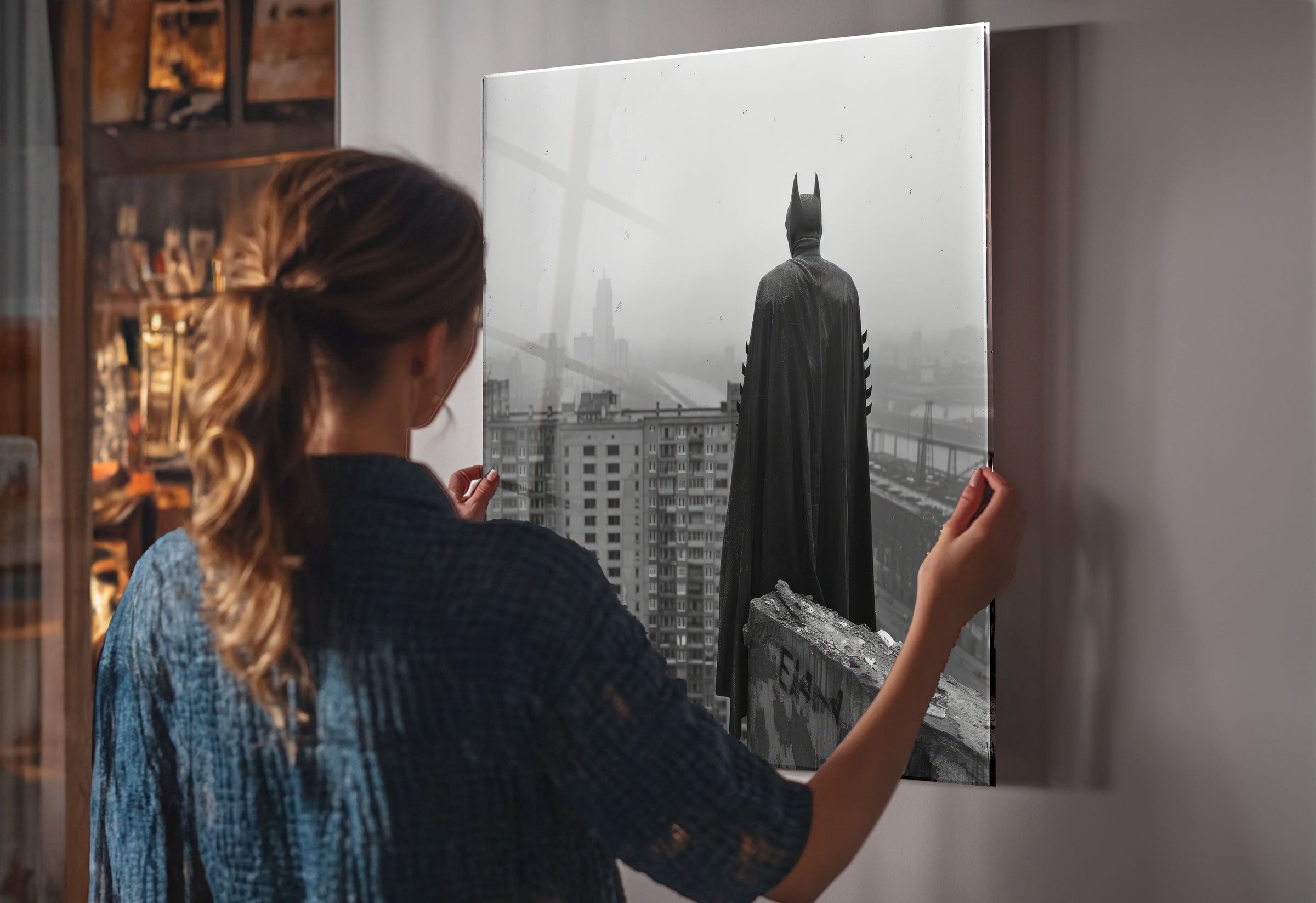 Modern Batman Wall Art for a touch of superhero flair