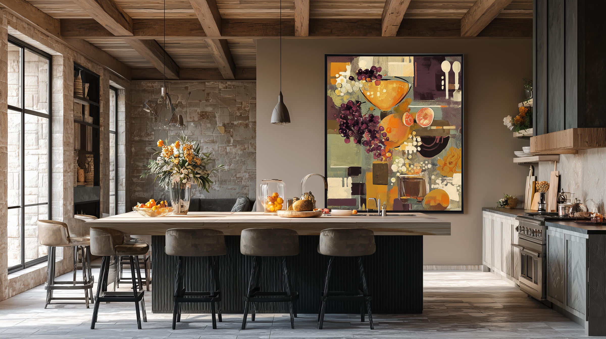 Kitchen Wall Art featuring modern design and style for home decor