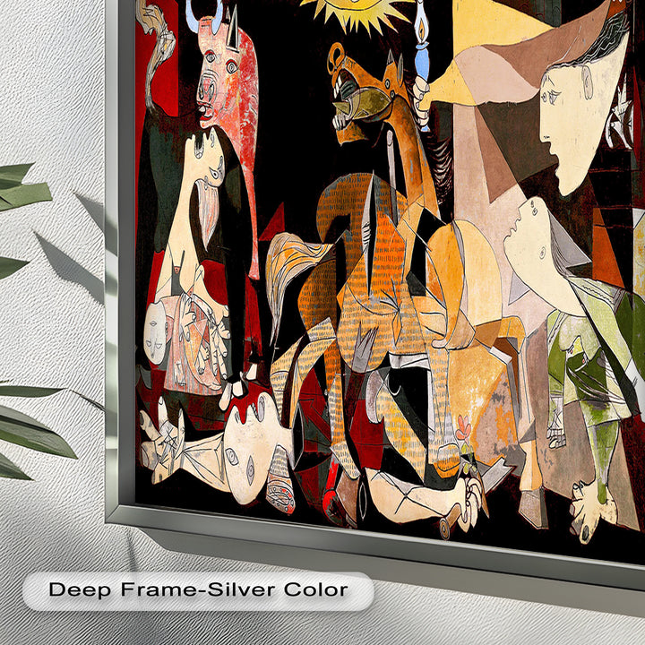 Fragmented Reflection – Abstract Portrait Picasso Oil Painting