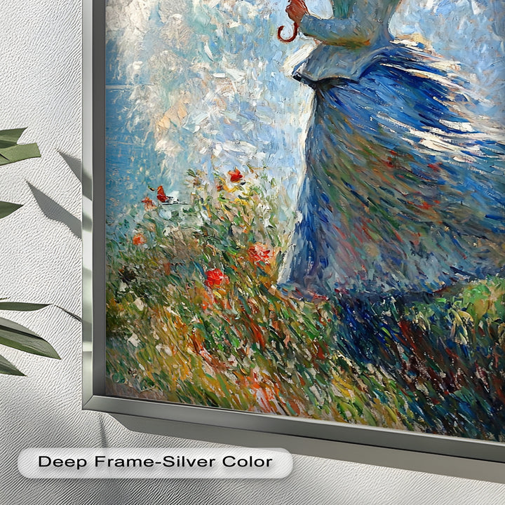 Lady in the Breeze – Impressionist Oil Painting