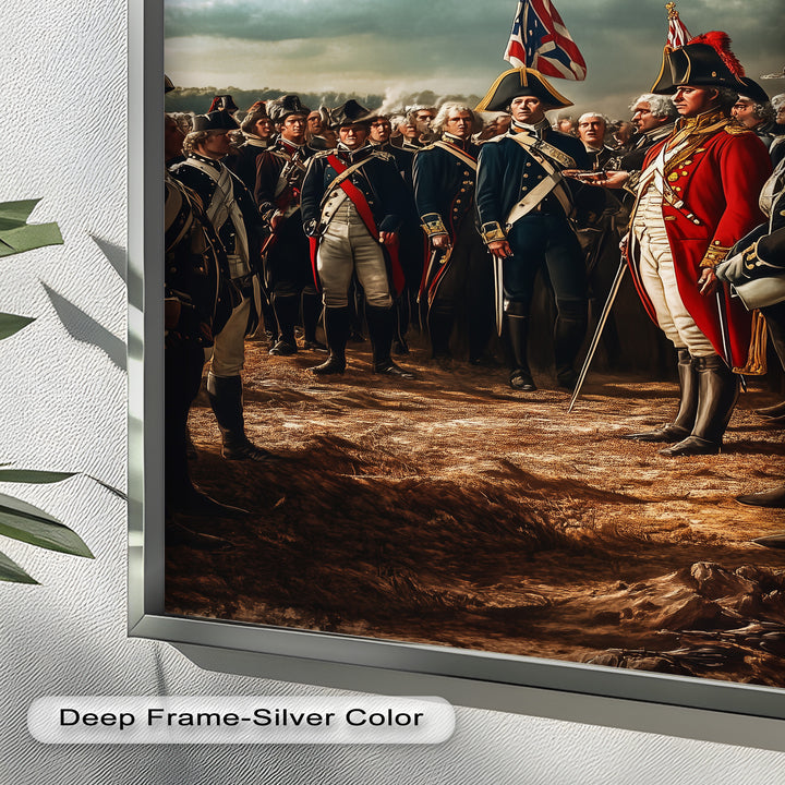 Surrender of Power – Revolutionary Oil Painting