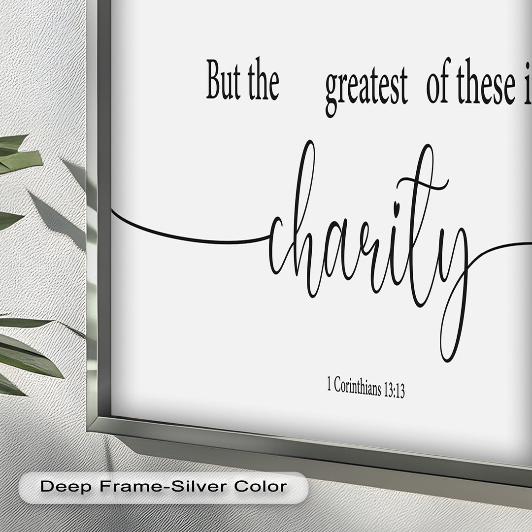 But the Greatest of These is Charity - Christian Oil Painting
