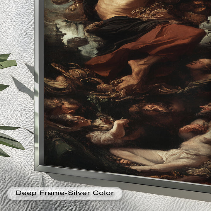 The Titan’s Ascent – Baroque Mythological Oil Painting