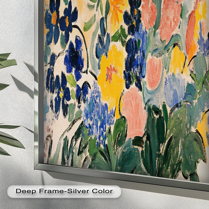 Fauvist Floral Explosion – Colorful Expressionist Oil Painting