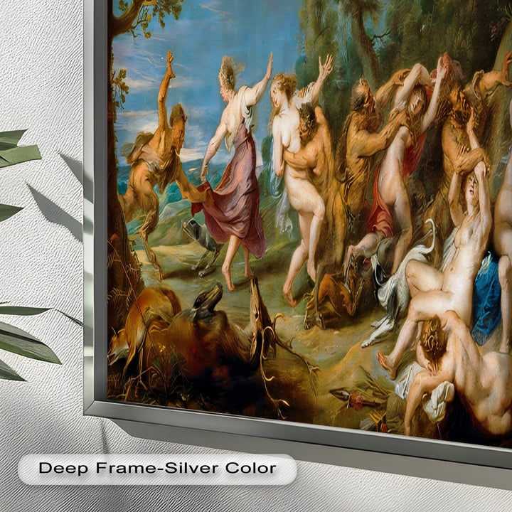 The Ravishing of the Maenads – Mythological Oil Painting