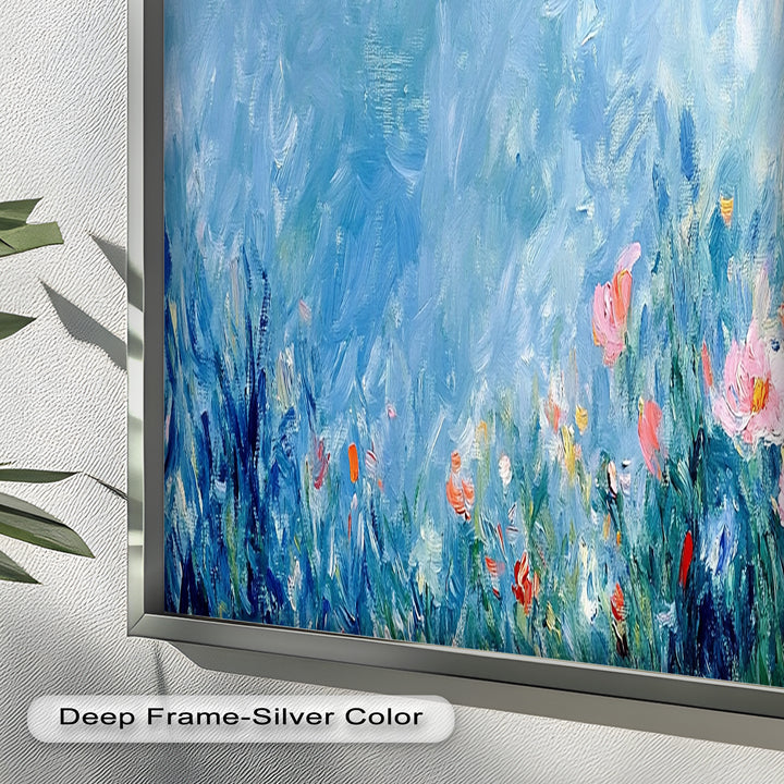 Abstract Floral - Impressionist Oil Painting