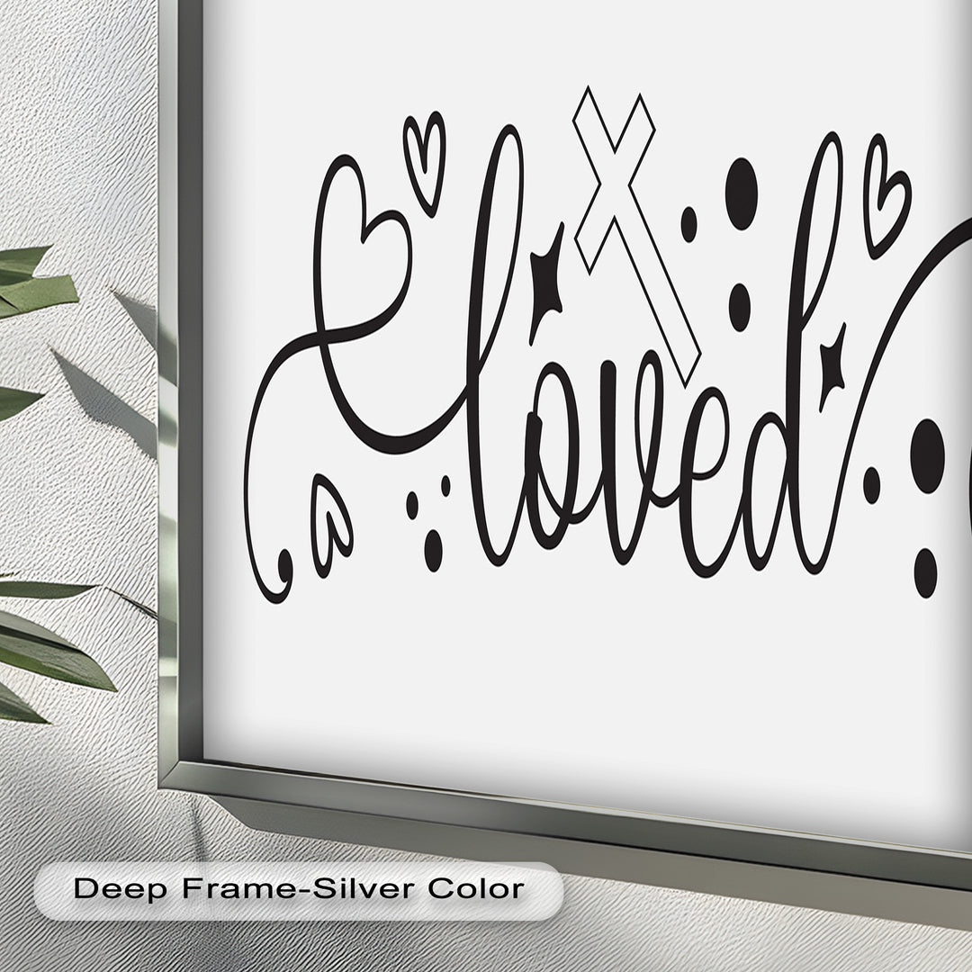 You Are Loved – Christian Bible Verse Oil Painting