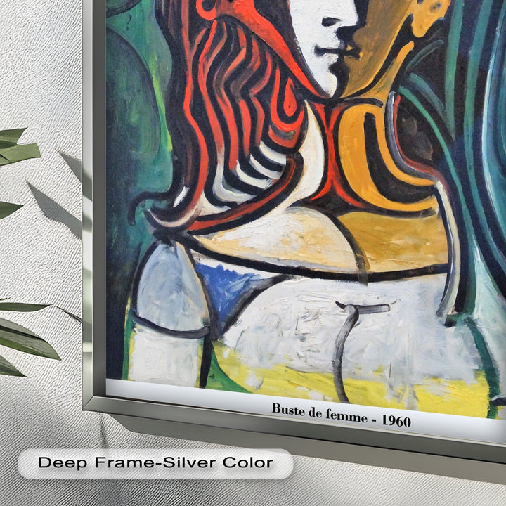 Dual Reflections – Picasso-Inspired Cubist Picasso Oil Painting