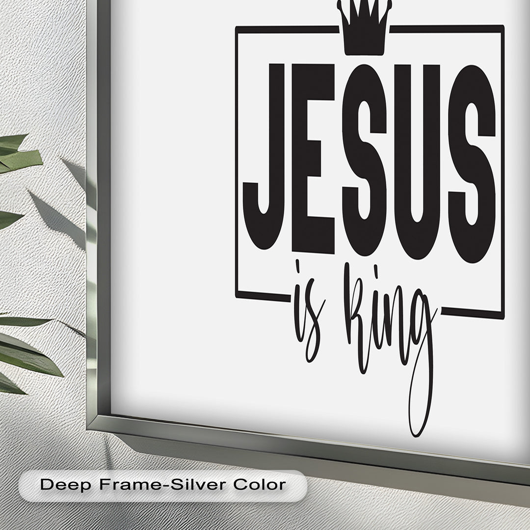 Jesus Is King – Christian Oil Painting
