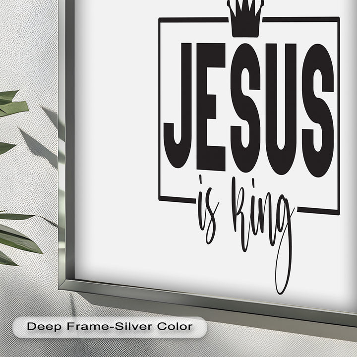 Jesus Is King – Christian Oil Painting