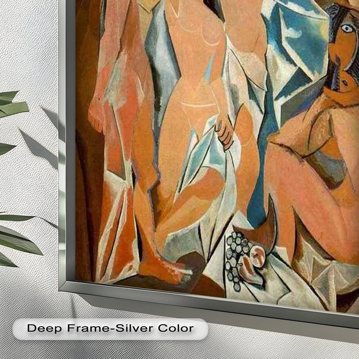 Les Demoiselles – Cubist Masterpiece Picasso Oil Painting