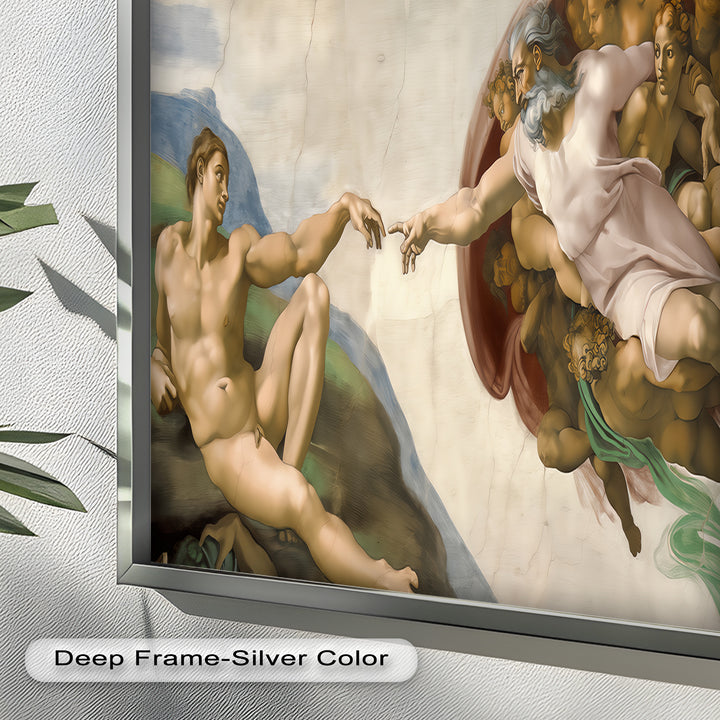 The Creation of Adam - Classicism Oil Painting