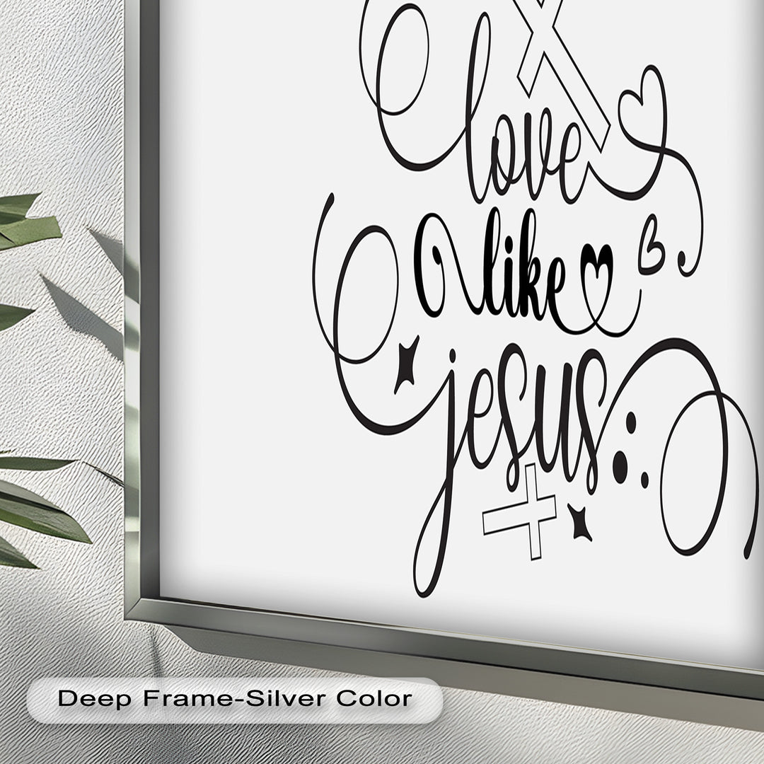 Love Like Jesus – Christian Oil Painting