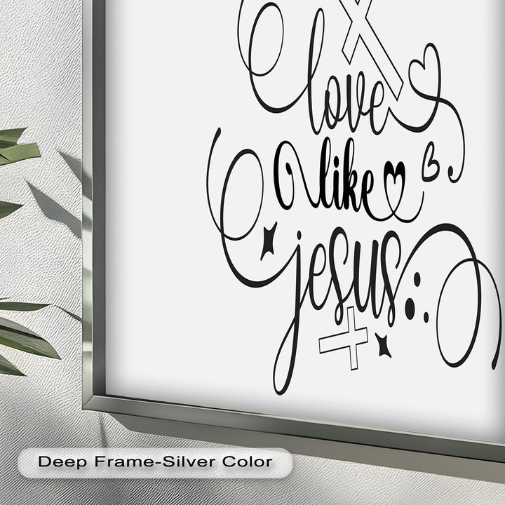 Love Like Jesus – Christian Oil Painting