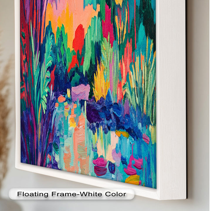 Tropical Reflections – Fauvist Oil Painting