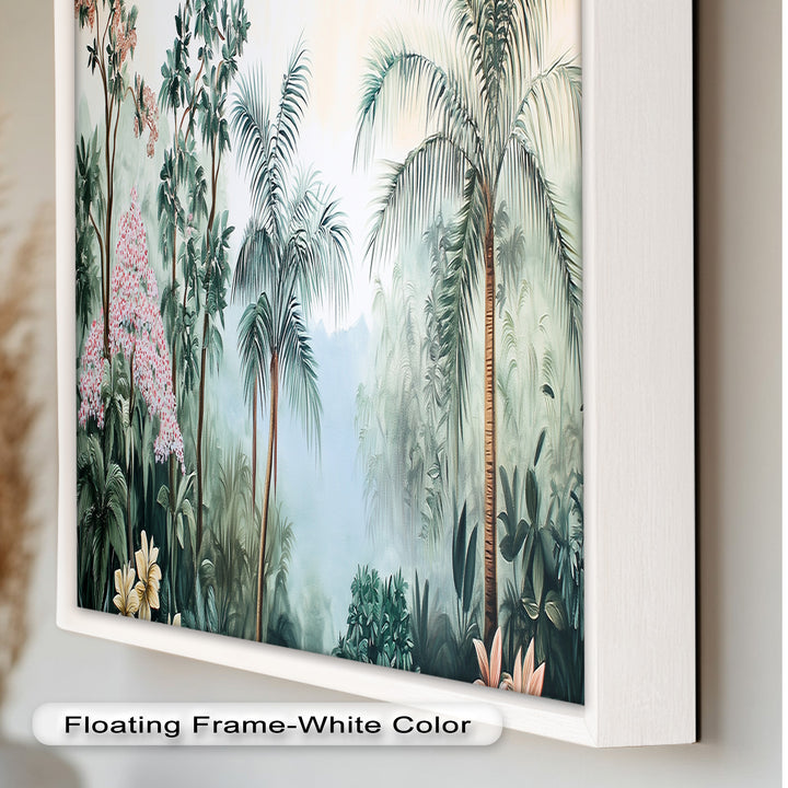 Jungle View – Tropical Floral Oil Painting