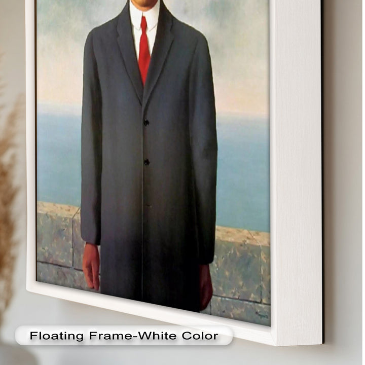 The Apple Enigma – Surrealist Gentleman Oil Painting