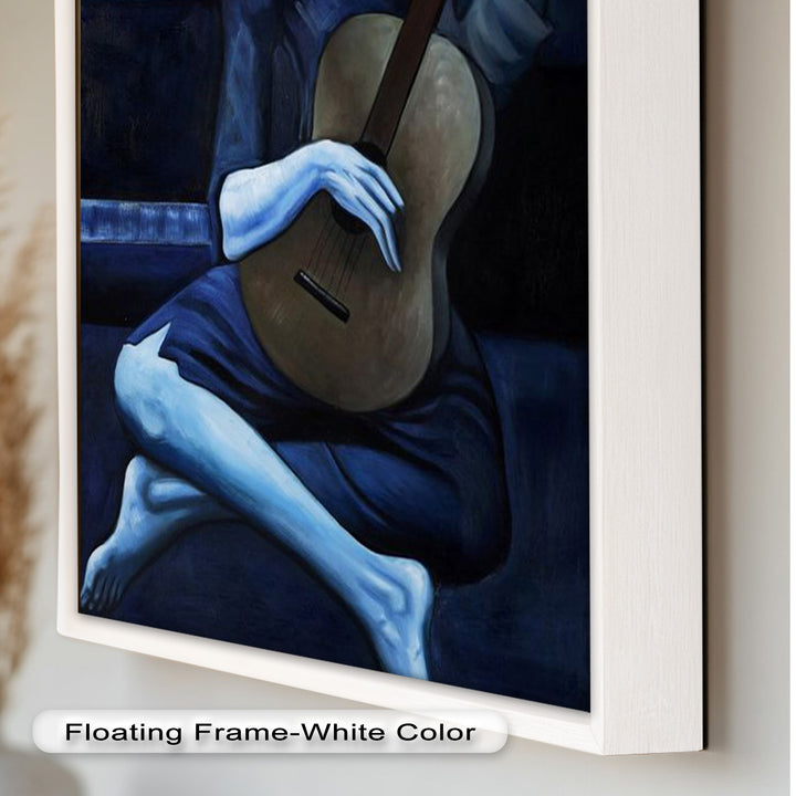 Melancholy Strings – Blue Period Picasso Oil Painting
