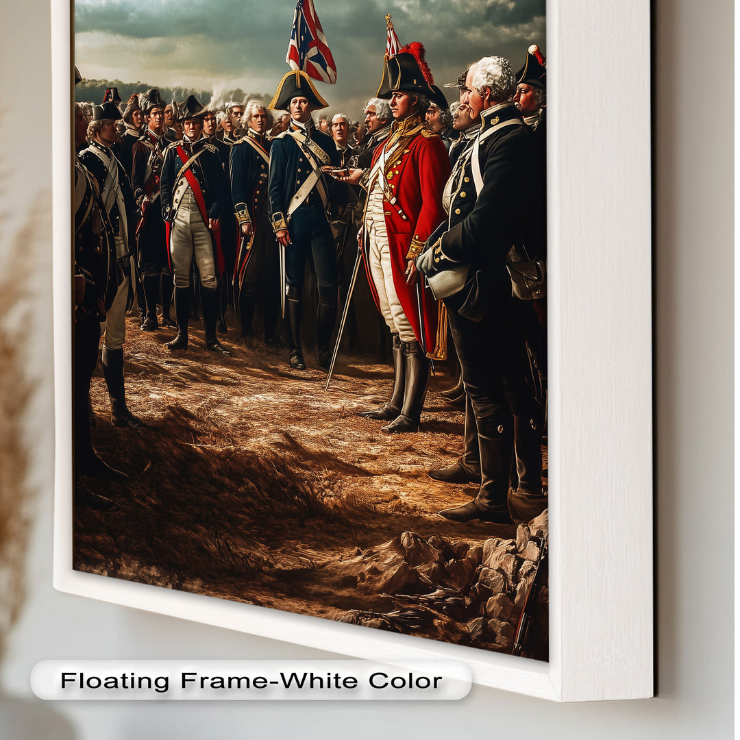 Surrender of Power – Revolutionary Oil Painting